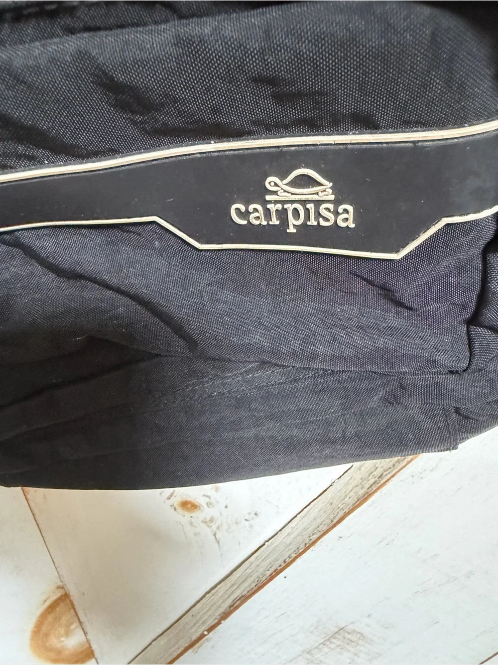 Carpisa Black Women's Crossbody Bag with Front Zip Pocket